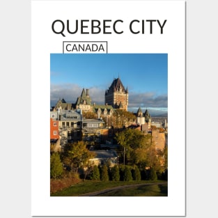 Quebec City Canada Chateau Frontenac Gift for French Canadian Canada Day Present Souvenir T-shirt Hoodie Apparel Mug Notebook Tote Pillow Sticker Magnet Posters and Art